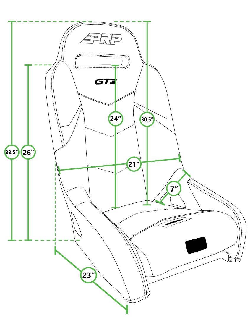 PRP Yamaha YXZ GT3 Suspension Seat
