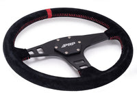 Thumbnail for PRP Flat Suede Steering Wheel- Red