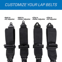 Thumbnail for PRP 5.3x2 Harness-5 Point Harness/3 In. Lap Belts/ 2 In. Shoulder Belts w/ Removable Pads