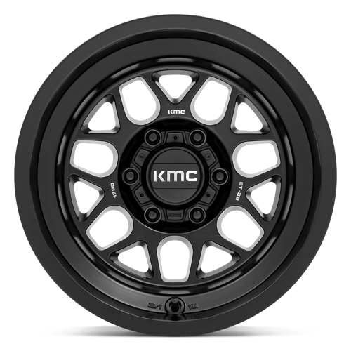 KMC KM725 17X9 6X5.5 S-BLK -38MM