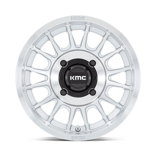 KMC Powersports KS138 15X7 4X137 SLV-MACH-FC 10MM