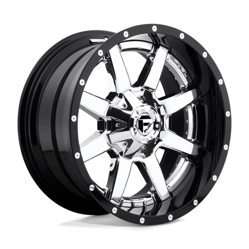 Fuel 2PC D260 20X12 6X135/5.5 CHR-PLATED-GBL -44MM