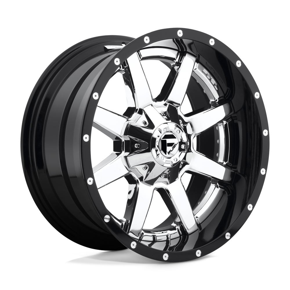 Fuel 2PC D260 22X12 6X135/5.5 CHR-PLATED-GBL -44MM