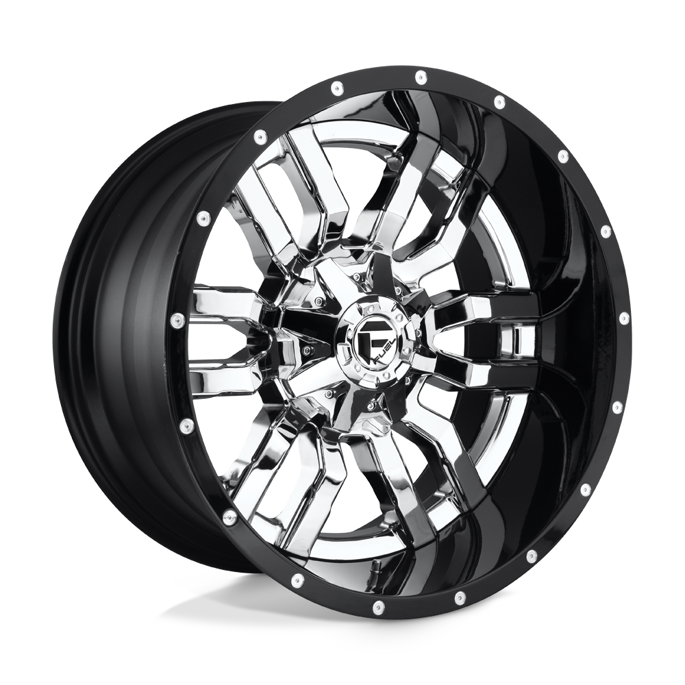 Fuel 2PC D270 22X10 6X135/5.5 CHR-PLATED-GBL -13MM