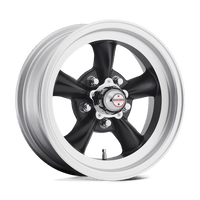 Thumbnail for American Racing Vintage VN105D 15X10 5X4.5 S-BLK MACH -44MM