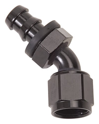 Thumbnail for Russell Performance -10 AN Twist-Lok 45 Degree Hose End (Black)