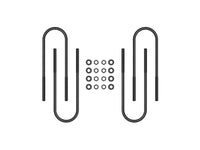 Thumbnail for ICON 99-10 Ford F-250/F-350 Rear 15in U-Bolt Kit