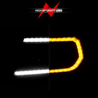 Thumbnail for ANZO 05-11 Toyota Tacoma Projector Headlights w/Light Bar Switchback Black Housing