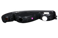 Thumbnail for ANZO 1999-2006 Gmc Sierra 1500 Euro Parking Lights Black w/ Amber Reflector