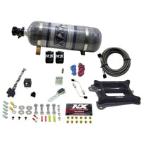 Thumbnail for Nitrous Express 4150 4-BBL/Gasoline Nitrous Kit (50-300HP) w/Composite Bottle