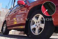 Thumbnail for Rally Armor 98-02 Subaru Forester Black UR Mud Flap w/ Grey Logo