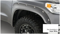 Thumbnail for Bushwacker 16-18 Toyota Tundra Fleetside Pocket Style Flares 4pc 66.7/78.7/97.6in Bed - Super White
