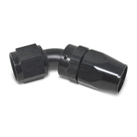 Thumbnail for Russell Performance -8 AN Black 45 Degree Full Flow Hose End