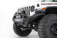 Thumbnail for Addictive Desert Designs 2020 Jeep Gladiator JT Stealth Fighter Front Bump w/ Top Hoop & Winch Mount