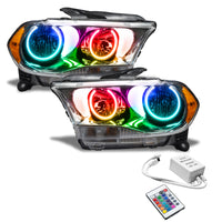 Thumbnail for Oracle 11-13 Dodge Durango SMD HL Halogen - Chrome - ColorSHIFT w/ Simple Controller SEE WARRANTY