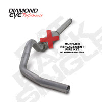 Thumbnail for Diamond Eye KIT 4in CB MFLR RPLCMENT PIPE SGL AL: 94-97 FORD 7.3L F250/F350 PWRSTROKE