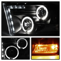 Thumbnail for Spyder Dodge Ram 1500 09-14 10-14 Projector Headlights Halogen- LED Halo LED - Blk PRO-YD-DR09-HL-BK