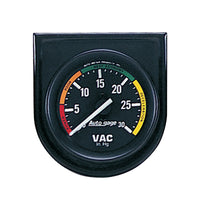 Thumbnail for Autometer AutoGage 52.4mm Mechanical 30 In Hg Vacuum Gauge - Black