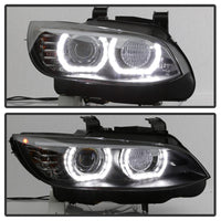 Thumbnail for Spyder 08-10 BMW F92 3 Series Projector Headlights - LED DRL - Black (PRO-YD-BMWE9208-DRL-BK)
