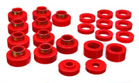 Thumbnail for Energy Suspension Cj5-7 Body Mounts - Red