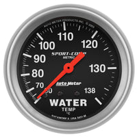 Thumbnail for Autometer 2-5/8in 60-140 Degree C Mechanical Water Temperature Sport-Comp Gauge