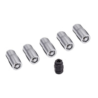Thumbnail for Rugged Ridge Wheel Lock Nut Set 5 Nuts w/Key Chrome M14-1.5