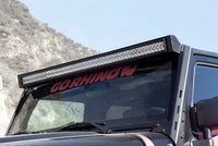 Thumbnail for Go Rhino 07-18 Jeep Wrangler JK WLF Windshield Light Mount Frame - 50in Light Bar