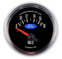 Thumbnail for Autometer Ford 2-1/16in. 18V Electric Voltmeter Gauge