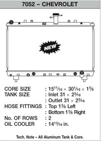 Thumbnail for CSF 12-15 Chevrolet Camaro SS Radiator