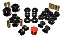 Thumbnail for Energy Suspension 02-04 Acura RSX (includes Type S) Black Hyper-Flex Master Bushing Set