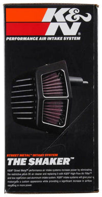 Thumbnail for K&N Street Metal Intake System for 08-16 Harley Davidson Touring Models - Shaker Black