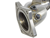 Thumbnail for aFe Twisted Steel Down-Pipe Catted 13-16 Cadillac ATS L4-2.0L (t)