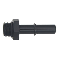 Thumbnail for DeatschWerks 6AN ORB Male to 3/8in Male EFI Quick Connect Adapter - Anodized Matte Black