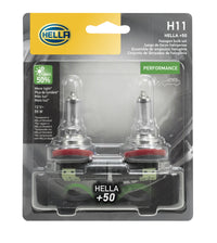 Thumbnail for Hella H11 12V 55W PGJ19-2 T4 +50 Performance Halogen Bulb - Pair