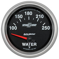 Thumbnail for Autometer Sport-Comp II 100-250 Deg F Short Sweep Electronic Water Temperature Gauge