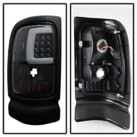 Thumbnail for xTune Dodge Ram 1500 94-01 Tail Lights - Light Bar LED - Black ALT-ON-DRAM94V3-LBLED-BK