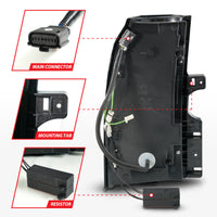 Thumbnail for ANZO 15-20 Chevrolet Tahoe Sequential LED Tube Taillights Black