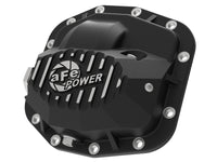 Thumbnail for aFe Pro Series Front Differential Cover Black 2018+ Jeep Wrangler (JL) V6 3.6L (Dana M186)