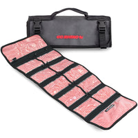 Thumbnail for Go Rhino XVenture Gear First Aid Roll - Large (5x5in. Closed) 12oz Waxed Canvas - Black