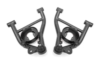 Thumbnail for BMR 82-92 F-Body A-arms Lower DOM, Non-adj Delrin Bushings Spring Pocket - Black Hammertone