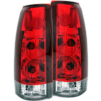 Thumbnail for ANZO 1999-2000 Cadillac Escalade Taillights Red/Clear - New Gen