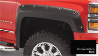 Thumbnail for Bushwacker 16-18 Chevy Silverado 1500 Fleetside Pocket Style Flares 4pc 78.8/97.8in Bed - Black