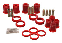 Thumbnail for Energy Suspension 93-98 Jeep Grand Cherokee Red Frt Control Arm Bushings-Must reuse OEM Outer Shells