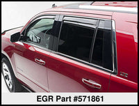 Thumbnail for EGR 15+ Chevy Tahoe/GMC Yukon In-Channel Window Visors - Set of 4 (571861)