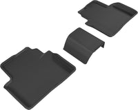 Thumbnail for 3D MAXpider 16-20 Honda Civic Kagu 2nd Row Floormats - Black