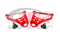 Thumbnail for BMR 67-69 1st Gen F-Body Pro-Touring Upper A-Arms w/ Tall Ball Joint (Delrin) - Red