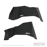 Thumbnail for Westin 07-18 Jeep Wrangler JK Inner Fenders - Rear - Textured Black