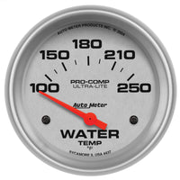 Thumbnail for Autometer Ultra-Lite 66.7mm Short Sweep Electronic 100-250 Degree Water Temperature Gauge
