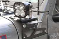 Thumbnail for Fabtech 18-21 Jeep JL/JT Antenna Light Bracket Kit (Non-Adjustable)