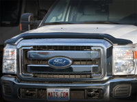 Thumbnail for WeatherTech 11+ Ford Super Duty Stone and Bug Deflector - Dark Smoke